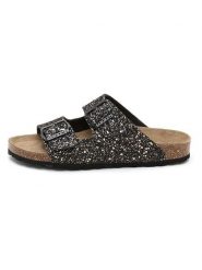 SABOKETS Klapki w kolorze czarnym rozmiar: 40. Czarne klapki damskie SABOKETS, bez wzorów, z otwartym noskiem, bez obcasa, bez zapięcia. Za 126.99 zł.