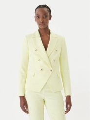 Rinascimento Marynarka CFC0128639003 Żółty Regular Fit. Żółte marynarki i żakiety damskie Rinascimento, l, bez wzorów, z syntetyku. Za 789.99 zł.