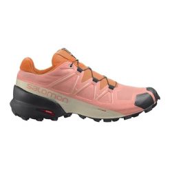 Buty trekkingowe damskie Salomon Speedcross 5. Czerwone obuwie trekkingowe damskie Salomon, bez zapięcia. Za 557.45 zł.
