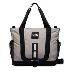 Torebka The North Face. Brązowe shopper bag The North Face, bez dodatków. Za 449.99 zł.