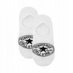 Skarpety stopki Converse 2 pary białe. Białe skarpetki damskie Converse, bez wzorów. Za 29.99 zł.