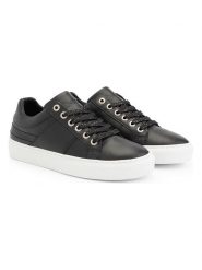 NoGRZ Skórzane sneakersy "Cantley" w kolorze czarnym rozmiar: 39. Czarne obuwie sportowe damskie NoGRZ, ze skóry, bez zapięcia. Za 184.46 zł.
