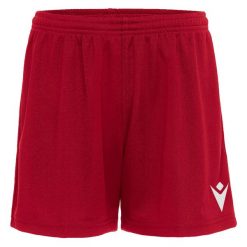 Szorty Macron Amethyst Hero. Czerwone spodenki sportowe damskie Macron, s, bez wzorów, z materiału, na fitness i siłownię. Za 124.00 zł.