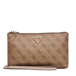 Kosmetyczka Guess. Brązowe kosmetyczki damskie Guess, z aplikacjami. Za 219.99 zł.