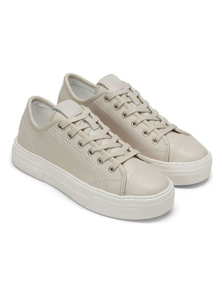 Marc O´Polo Skórzane sneakersy w kolorze beżowym rozmiar: 40. Brązowe obuwie sportowe damskie bez zapięcia. Za 267.29 zł.