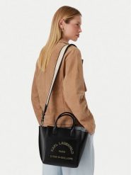KARL LAGERFELD Torebka B3W30093 Czarny. Czarne torebki klasyczne damskie KARL LAGERFELD, ze skóry, bez dodatków. Za 1,099.00 zł.