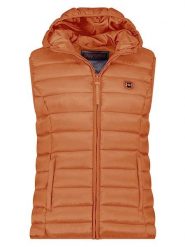 ANAPURNA Kamizelka pikowana "Vakitalana" w kolorze jasnobrązowym rozmiar: S. Brązowe kamizelki damskie ANAPURNA, s, bez wzorów, bez kaptura. Za 113.99 zł.