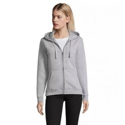 Damska bluza zapinana na zamek Sol's Spike. Niebieskie bluzy damskie SOL'S, m, bez wzorów, z bawełny, bez kaptura. Za 167.80 zł.