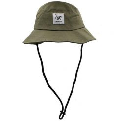 Czapka - 100% bawełny - regulowany ściągacz / dla dorosłych (zielona). Zielone czapki damskie SURF MONKEY, bez wzorów, z bawełny. Za 159.95 zł.