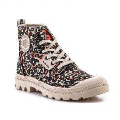 Buty do chodzenia damskie Palladium Pampa Hi Wild. Czarne obuwie sportowe damskie Palladium, z materiału, bez zapięcia, trekkingowe. Za 525.00 zł.
