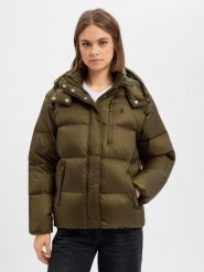 Polo Ralph Lauren kurtka puchowa Kobiety Sztuczne włókno zielony, L. Zielone kurtki damskie Polo Ralph Lauren, l, bez wzorów, z puchu. Za 1,899.95 zł.