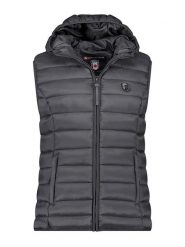 Canadian Peak Kamizelka pikowana "Vakitaleak" w kolorze antracytowym rozmiar: M. Czarne kamizelki damskie Canadian Peak, m, bez wzorów, bez kaptura. Za 100.99 zł.