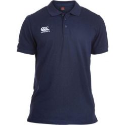 Polo Canterbury Waimak. Niebieskie koszulki sportowe damskie CANTERBURY, bez wzorów, bez ramiączek. W wyprzedaży za 171.55 zł.