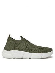 Geox Sneakersy J Aril Boy J02DMA 0006K C3009 Zielony. Zielone buty sportowe chłopięce Geox, z materiału, bez zapięcia. Za 139.99 zł.