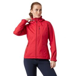 Kurtka uniwersalna damska Helly Hansen Crew Hooded. Czerwone kurtki damskie Helly Hansen, uniwersalny, bez wzorów, z syntetyku, z kapturem. Za 899.00 zł.