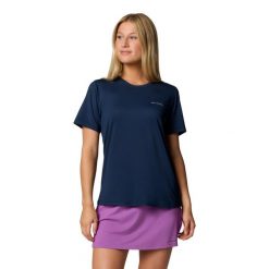 Columbia Koszulka Wild Springs 2119271464. Niebieskie koszulki sportowe damskie Columbia, m, bez wzorów, bez ramiączek. Za 134.99 zł.