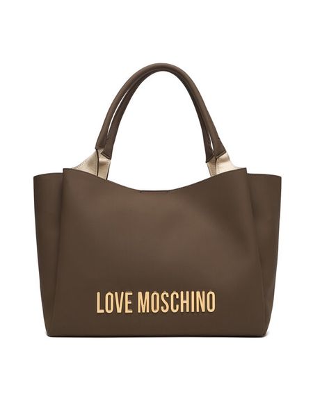 LOVE MOSCHINO Torebka JC4107PP1OKD0203 Brązowy. Brązowe torebki klasyczne damskie Love Moschino, ze skóry, bez dodatków. Za 1,049.00 zł.