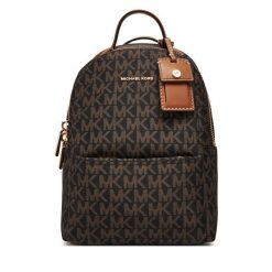 Plecak MICHAEL Michael Kors. Brązowe plecaki MICHAEL Michael Kors, bez wzorów. Za 999.99 zł.