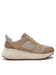Skechers Sneakersy Bobs Sparrow 2.0-Retro Clean 117268/TPMT Beżowy. Brązowe obuwie sportowe damskie Skechers, ze skóry, bez zapięcia. Za 239.99 zł.