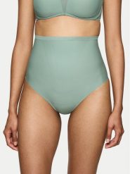 Triumph Stringi Shape Smart 10209535 Zielony. Zielone stringi Triumph, bez wzorów, z syntetyku. Za 99.99 zł.