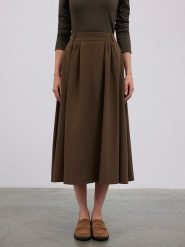 BGN Spódnica w kolorze brązowym rozmiar: 40. Brązowe spódnice damskie BGN, na imprezę, bez wzorów, maxi. Za 148.26 zł.