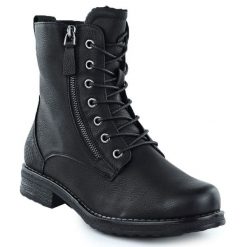 Botki damskie workery czarne Jezzi 7861. Czarne botki damskie Jezzi, ze skóry ekologicznej, bez obcasa, bez zapięcia. Za 189.99 zł.