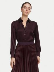 Marella Koszula Alfio 2623116045 Bordowy Regular Fit. Czerwone koszule damskie Marella, bez wzorów, z acetatu, biznesowe, bez kołnierzyka, bez ramiączek. Za 799.99 zł.