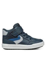 Geox Sneakersy J Arzach Boy J464AA 054FU C0661 S Granatowy. Niebieskie buty sportowe chłopięce Geox, ze skóry, bez zapięcia. Za 209.99 zł.
