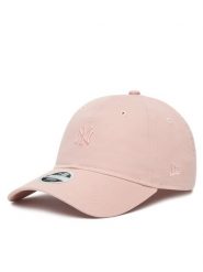 New Era Czapka z daszkiem New York Yankees MLB Mini Washed 9TWENTY 60667469 Różowy. Czerwone czapki z daszkiem damskie New Era, bez wzorów, z bawełny. Za 89.99 zł.
