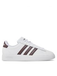Adidas Sneakersy Grand Court Cloudfoam Lifestyle Court Comfort ID2978 Biały. Białe obuwie sportowe damskie Adidas, ze skóry, bez zapięcia. W wyprzedaży za 299.99 zł.