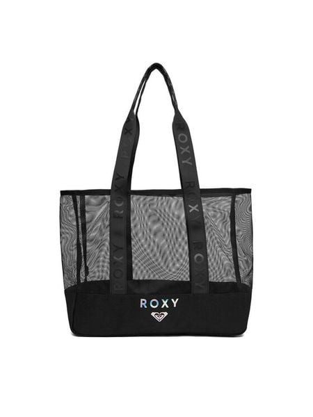Roxy Torebka CWBEO-ROXY-M-007-09 Czarny. Czarne shopper bag Roxy, z materiału, bez dodatków. Za 99.99 zł.