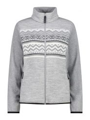 CMP Kurtka polarowa w kolorze szarym rozmiar: 38. Szare kurtki damskie CMP, bez wzorów, z materiału, bez kaptura. Za 245.38 zł.