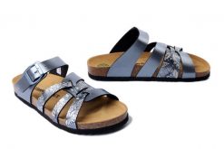 DR. BRINKMANN 700701-09 anthrazit, klapki damskie. Szare klapki damskie Dr. Brinkmann, bez wzorów, bez obcasa, bez zapięcia. Za 163.92 zł.