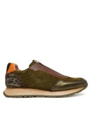 Hispanitas Sneakersy CHI254311 Zielony. Zielone obuwie sportowe damskie Hispanitas, ze skóry, bez zapięcia. Za 659.99 zł.