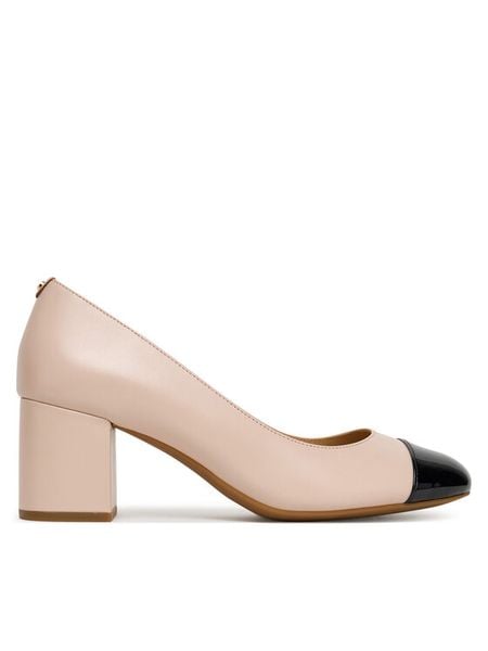 MICHAEL Michael Kors Czółenka Perla Flex 40T5PLMP1L Różowy. Czerwone czółenka damskie MICHAEL Michael Kors, bez wzorów, ze skóry, bez obcasa. Za 669.99 zł.