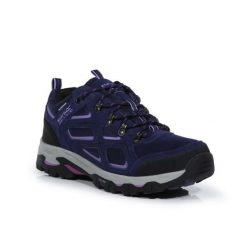 Buty trekkingowe damskie Regatta Tebay Low. Niebieskie obuwie trekkingowe damskie Regatta, bez zapięcia. Za 413.00 zł.