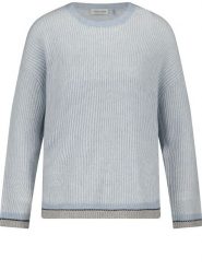 Gerry Weber Sweter w kolorze błękitnym rozmiar: 44. Niebieskie swetry klasyczne damskie Gerry Weber, ze splotem, bez kołnierzyka. Za 188.85 zł.