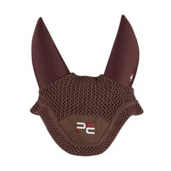 Krótka czapka dla konia Premier Equine Acoustic. Brązowe czapki damskie PREMIER EQUINE, bez wzorów, z neoprenu. Za 288.50 zł.