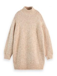 Scotch & Soda Sukienka dzianinowa w kolorze beżowym rozmiar: XS. Brązowe sukienki damskie Scotch & Soda, bez wzorów, z dzianiny, bez ramiączek. Za 189.29 zł.