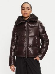 Save The Duck Kurtka zimowa D30974W LUCK19 Brązowy Regular Fit. Brązowe kurtki damskie Save the duck, na zimę, bez wzorów, z syntetyku, bez kaptura. Za 1,039.00 zł.