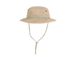 Kapelusz z odpinaną osłoną karku beżowy. Brązowe kapelusze damskie HELIKON-TEX, bez wzorów, z bawełny, militarne. Za 63.99 zł.