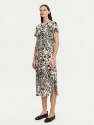 Weekend Max Mara Sukienka codzienna Vela 2515221022 Czarny Regular Fit. Czarne sukienki damskie Weekend Max Mara, bez wzorów, z jedwabiu, bez ramiączek. Za 2,269.00 zł.