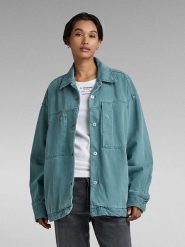 G-Star Kurtka dżinsowa w kolorze błękitnym rozmiar: S. Niebieskie kurtki damskie G-Star, s, bez wzorów, z bawełny, bez kaptura. Za 192.79 zł.
