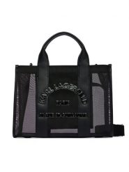 KARL LAGERFELD Torebka B2W50006 Czarny. Czarne torebki klasyczne damskie KARL LAGERFELD, z materiału, bez dodatków. Za 649.99 zł.