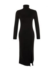 Trendyol Sukienka w kolorze czarnym rozmiar: S. Czarne sukienki damskie Trendyol, bez wzorów, prążkowane, bez ramiączek. Za 78.99 zł.