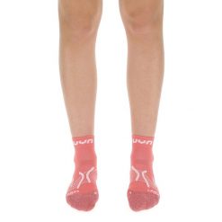 Skarpety do biegania LADY RUN SUPER FAST SOCKS r.37-38. Czerwone skarpetki damskie Uyn, bez wzorów. Za 84.99 zł.