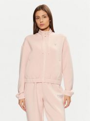 Guess Bluza V4BQ14 K7UW2 Różowy Regular Fit. Czerwone bluzy damskie Guess, xs, z aplikacjami, z wiskozy, bez kaptura. Za 209.99 zł.