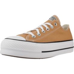 Tenisówki Converse Model Chuck Taylor All Star Lift Ox Kolor Brązowy. Brązowe obuwie sportowe damskie Converse, z tkaniny, bez zapięcia, tenisowe. Za 379.35 zł.