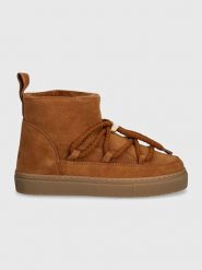 INUIKII Skórzane botki zimowe "Classic Low" w kolorze brązowym rozmiar: 38. Brązowe botki damskie Inuikii, na zimę, ze skóry, bez obcasa, bez zapięcia. Za 592.99 zł.