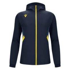 Bluza z kapturem z pełnym zamkiem błyskawicznym Macron Tiamat. Niebieskie bluzy damskie Macron, l, bez wzorów, z kapturem. Za 360.50 zł.